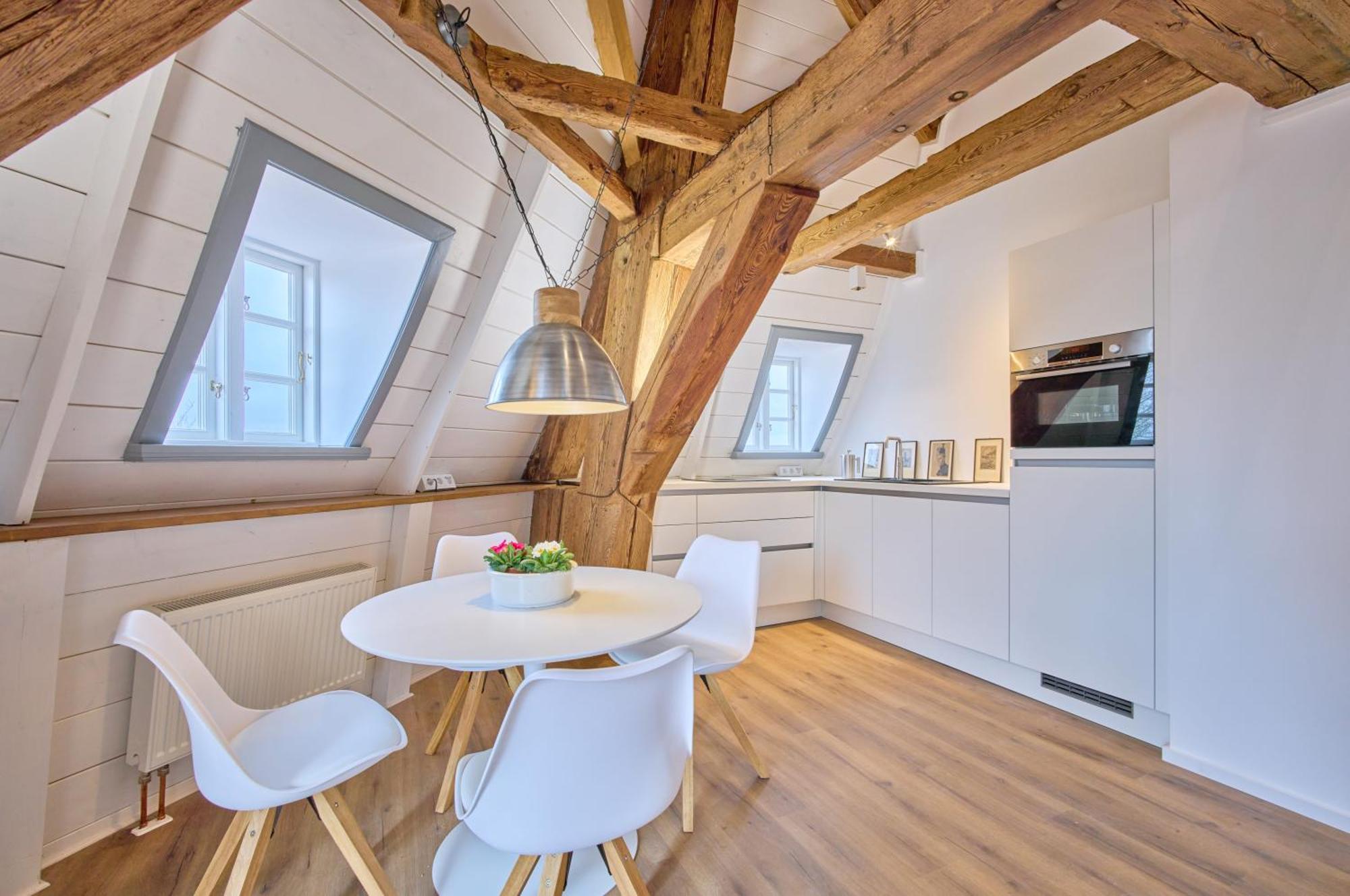 Moderne Ferienwohnungen In Einer Muehle Im Zentrum Flensburgs Exterior foto