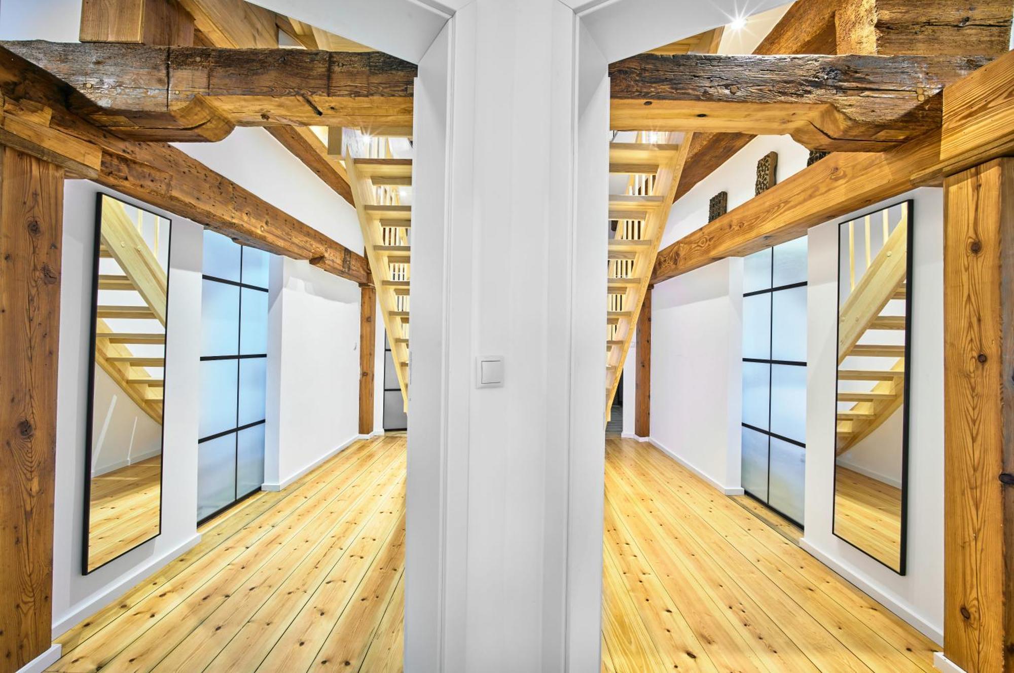 Moderne Ferienwohnungen In Einer Muehle Im Zentrum Flensburgs Exterior foto